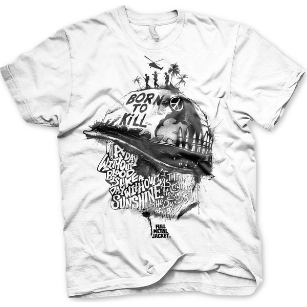 Maglietta Full Metal Jacket Sayings - X-Large - Bianco-image