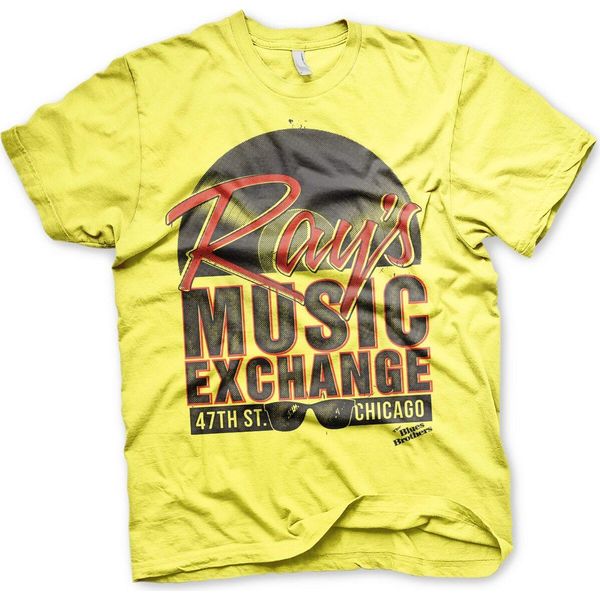 Ray's Music Exchange - Maglietta Blues Brothers - Grande - Giallo-image