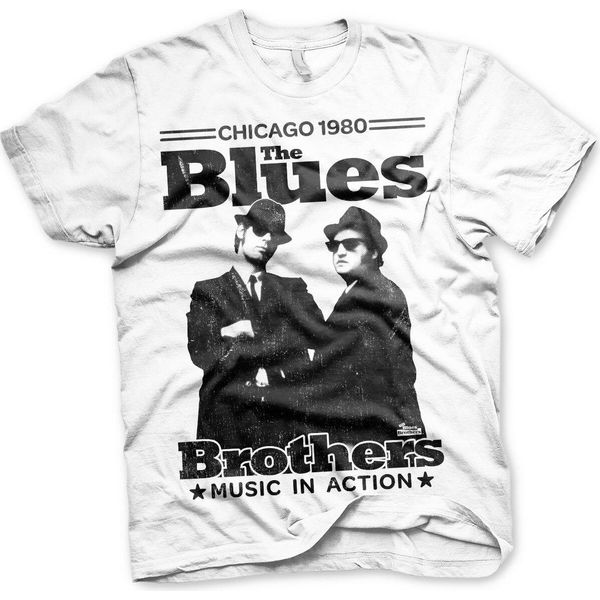 Blues Brothers - Maglietta Chicago 1980 - X-Large - Bianco-image