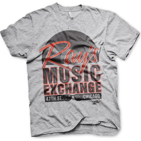 Ray's Music Exchange - Maglietta Dei Blues Brothers - Xx-Large - Grigio-Erba-image