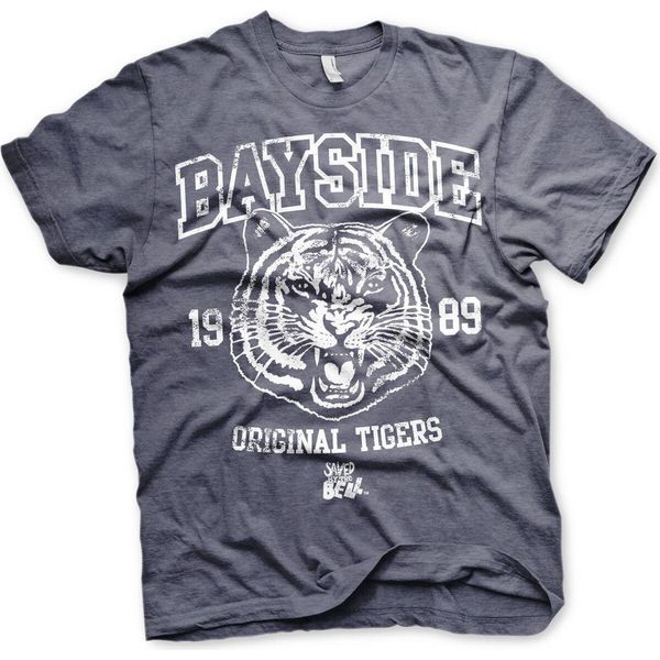 Maglietta Bayside 1989 Original Tigers - Small - Navy-Heather-image