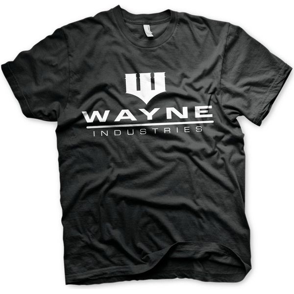 Batman - Maglietta Con Logo Delle Industrie Wayne - Grande - Nero-image