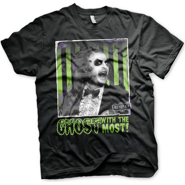 Beetlejuice - Maglietta "Ghost With The Most"" - X-Large - Nero"-image