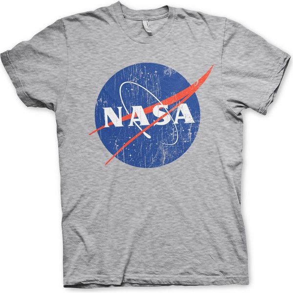 Maglietta Nasa Washed Insignia - Media - Grigio Erica-image