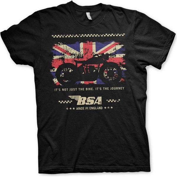 B.S.A. Motor Cycles - Maglietta The Journey - Piccolo - Nero-image