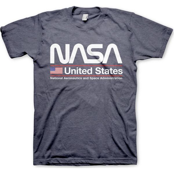 Maglietta Nasa - Stati Uniti - Grande - Navy-Heather-image