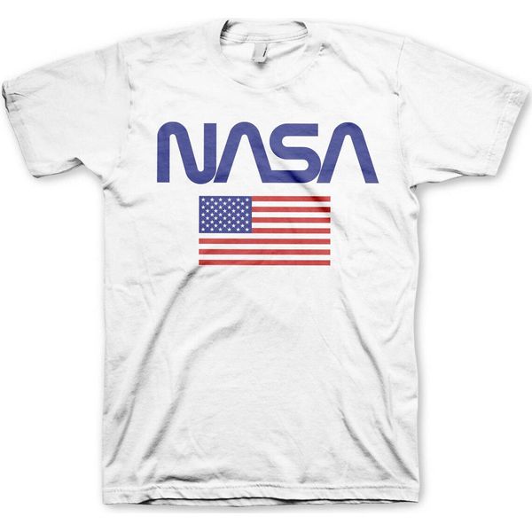 Nasa - Maglietta Old Glory - Grande - Bianco-image