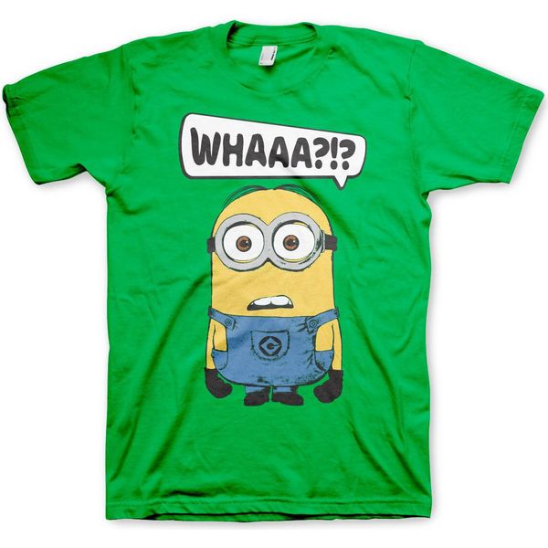 Minions - Whaaa?!? Maglietta - Grande - Verde-image