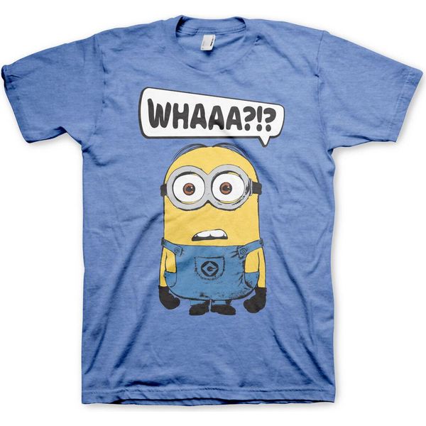 Minions - Whaaa?!? Maglietta - Grande - Blu-Epoca-image