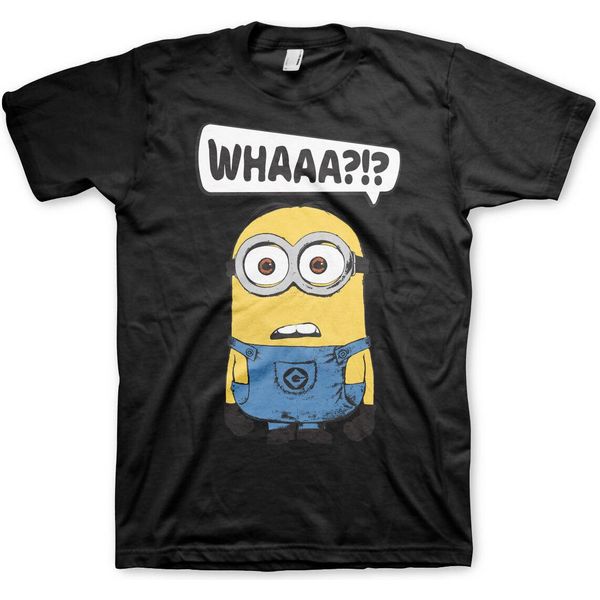 Minions - Whaaa?!? Maglietta - Grande - Nero-image
