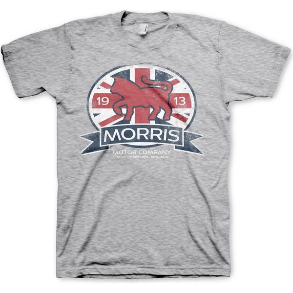 Morris Motor Co. Maglietta England - Xx-Large - Grigio-Erba-image