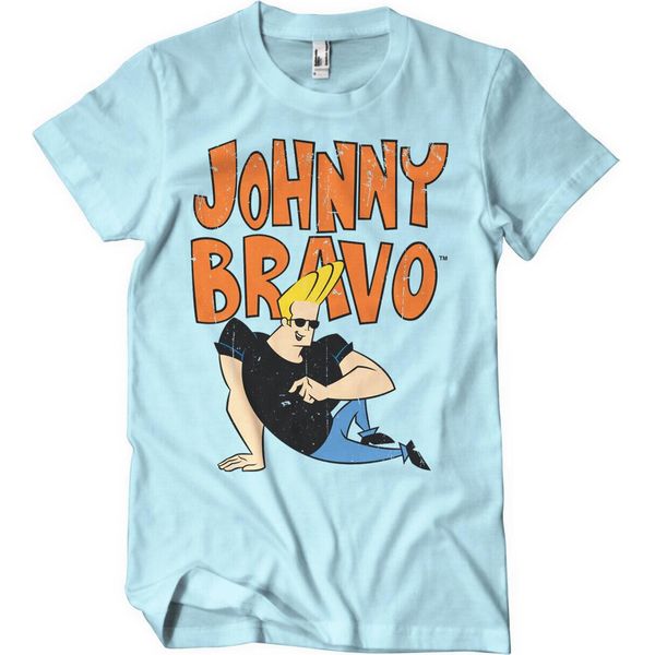 Maglietta Johnny Bravo - Small - Skyblue-image