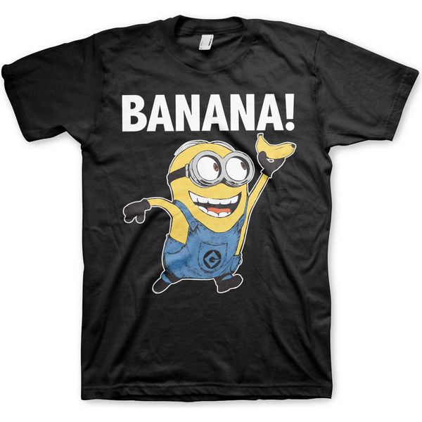 Minions - Banana! Maglietta - Grande - Nero-image