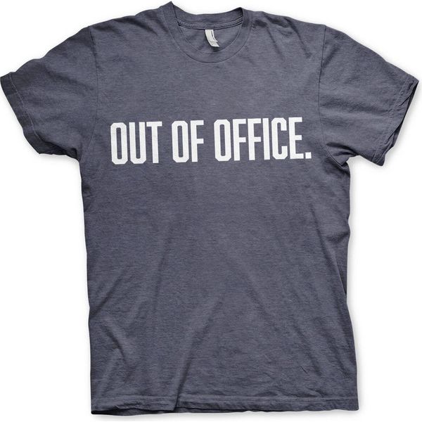Maglietta Out Of Office - Small - Navy-Heather-image