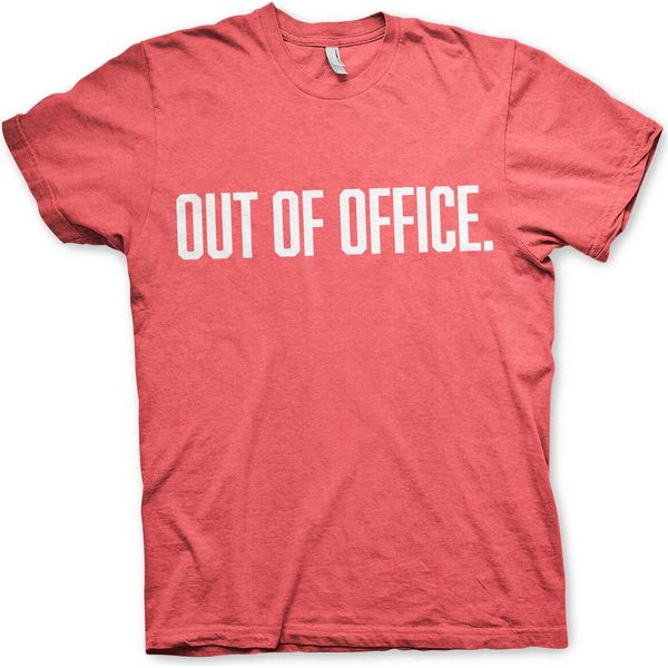Maglietta Out Of Office - Small - Red-Heather-image