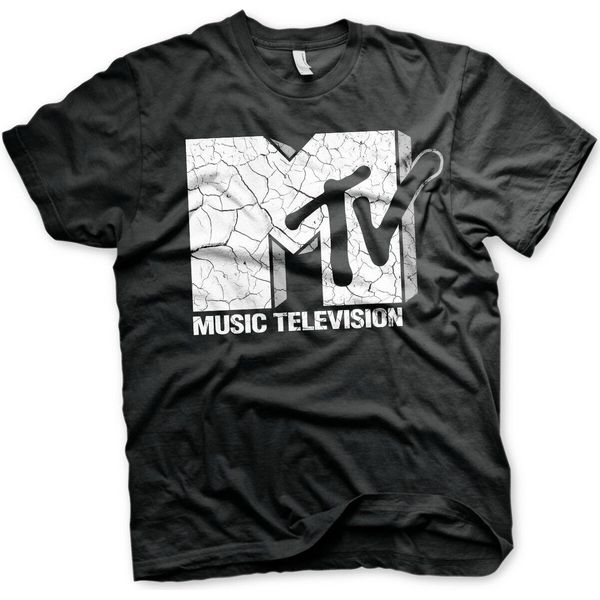 Maglietta Mtv Cracked Logo - Grande - Nero-image