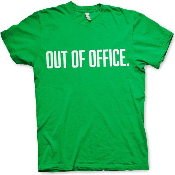 Maglietta Out Of Office - Media - Verde-image