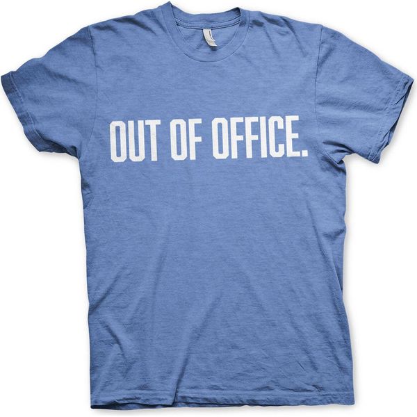 Maglietta Out Of Office - Small - Blue-Heather-image