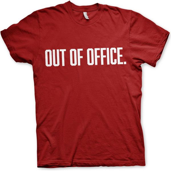 Maglietta Out Of Office - Small - Tango Red-image