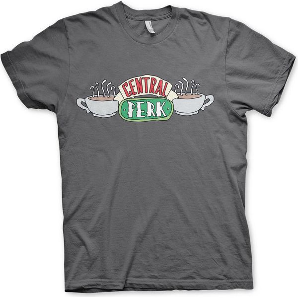 Friends - Maglietta Central Perk - Xx-Large - Grigio Scuro-image