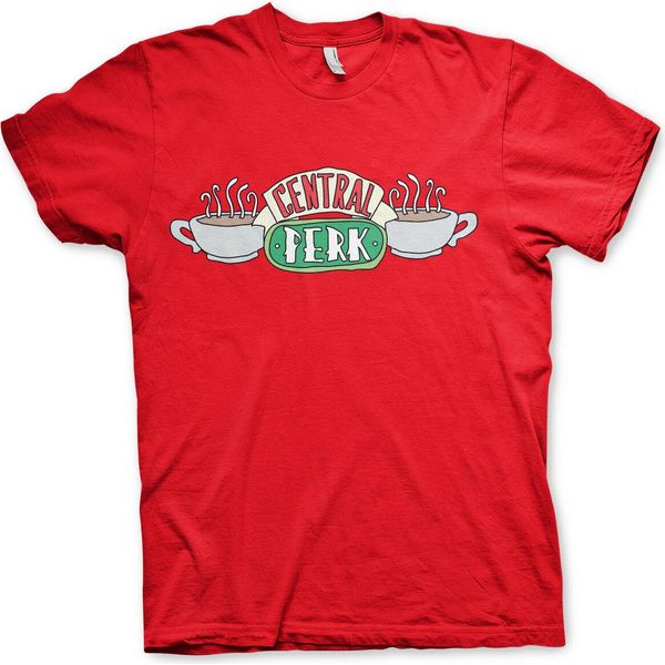 Friends - Maglietta Central Perk - X-Large - Rosso-image