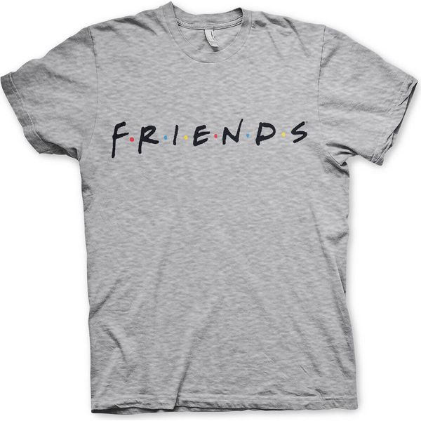 Maglietta Con Logo Friends - Medium - Heather-Grey-image