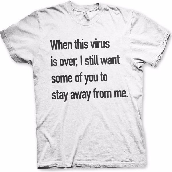 Maglietta Stay Away From Me - Xx-Large - Bianco-image