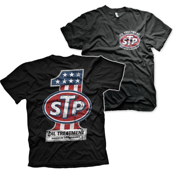 Maglietta Stp American No. 1 - Media - Nero-image