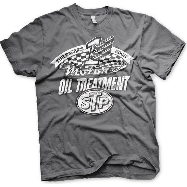 Maglietta Stp Oil Treatment Distressed - Xx-Large - Grigio Scuro-image