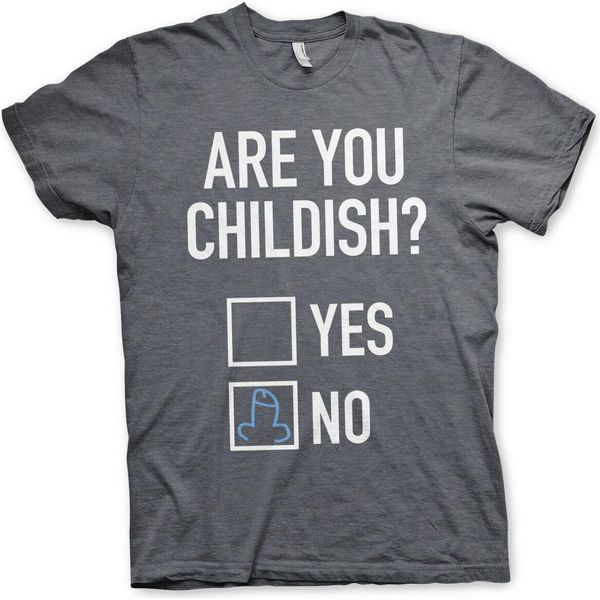 Maglietta Are You Childish - Media - Darkheather-image