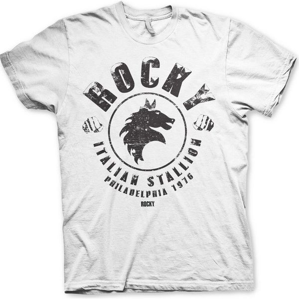 Rocky - Maglietta Stallone Italiano - Grande - Bianco-image