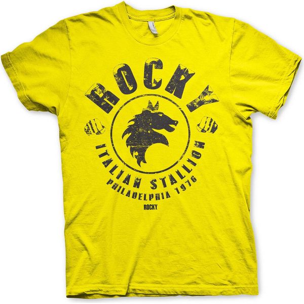 Rocky - Maglietta Stallone Italiano - Piccola - Giallo-image