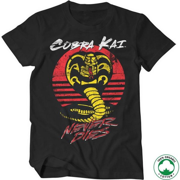 Maglietta Organica Cobra Kai Never Dies - Xx-Large - Nero-image