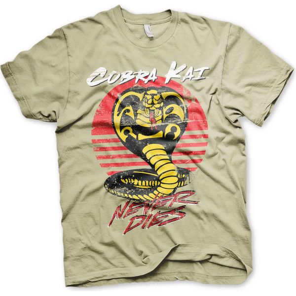 Maglietta Cobra Kai Never Dies - Medium - Khaki-image