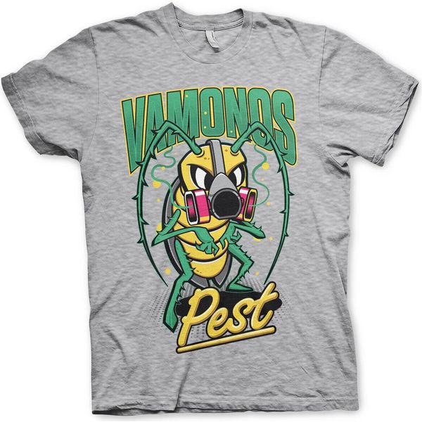 Breaking Bad - Maglietta Vamanos Pest Bug - Small - Heathergrey-image