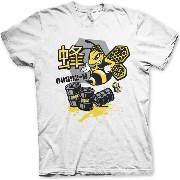 Maglietta Breaking Bad Meth Bee 00892-B - Piccolo - Bianco-image
