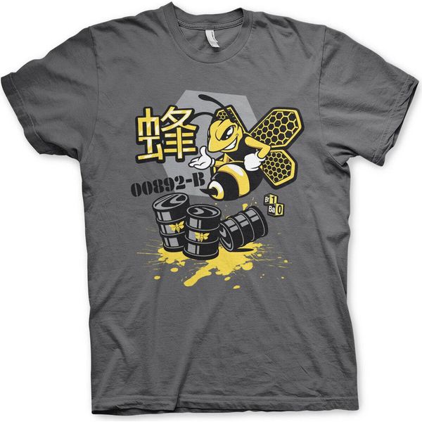 Maglietta Breaking Bad Meth Bee 00892-B - Piccola - Grigio Scuro-image