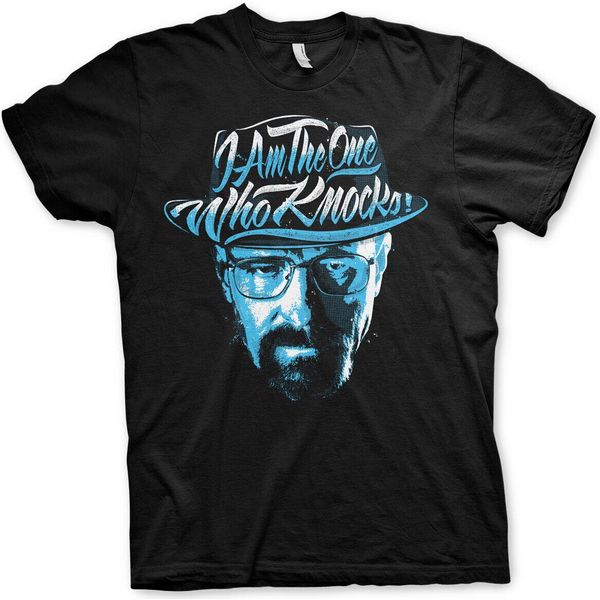 Maglietta I Am The One Who Knocks - Media - Nero-image
