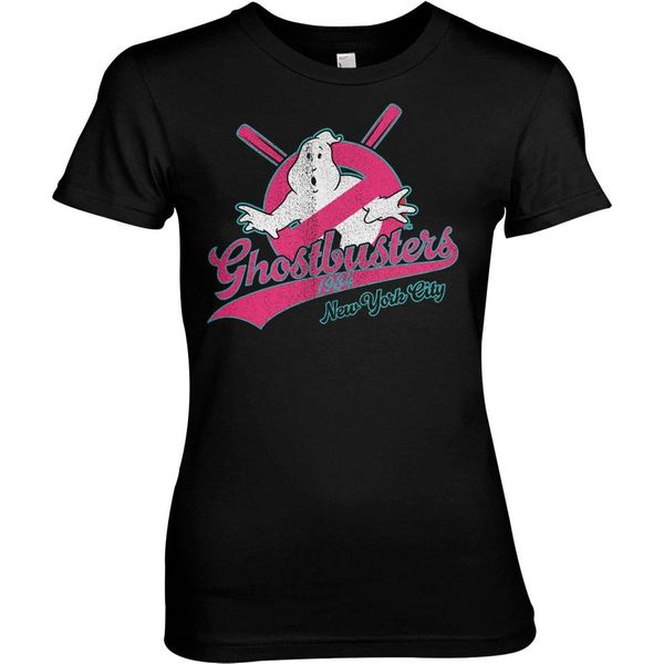 Ghostbusters - Maglietta Femminile New York City - Xx-Large - Nero-image