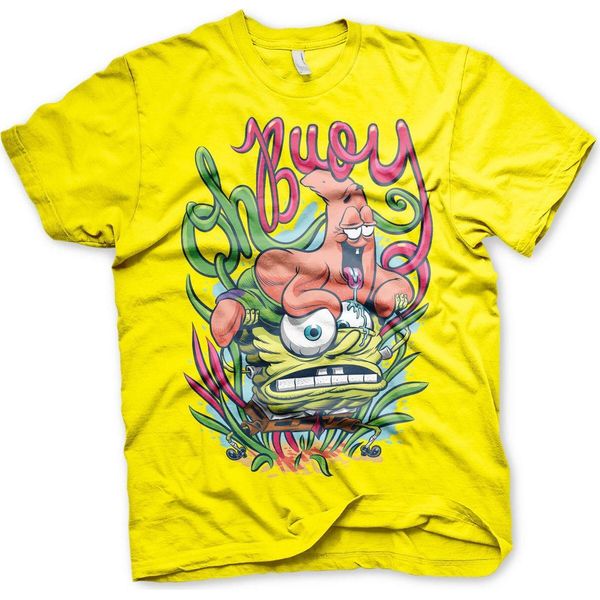 Maglietta Spongebob Oh Boy - Piccola - Giallo-image