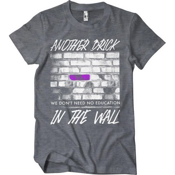 Maglietta Another Brick In The Wall - Xx-Large - Darkheather-image