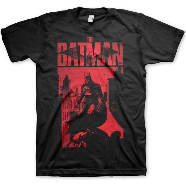 Maglietta The Batman Sketch City - Xx-Large - Nero-image