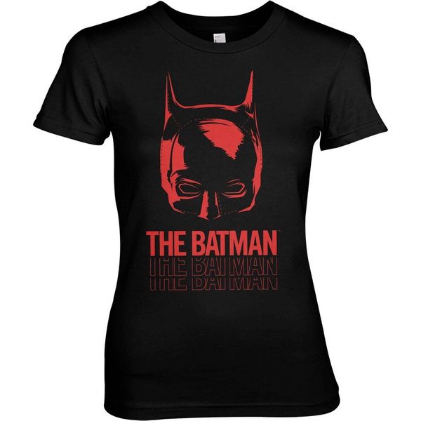 Maglietta Da Donna Con Logo A Strati Di Batman - Piccola - Nero-image