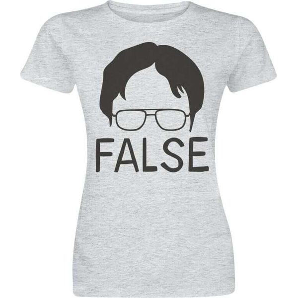 Maglietta False Girly - Medium - Heathergrey-image