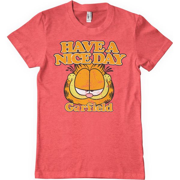 Garfield - Maglietta Have A Nice Day - Grande - Redheather-image