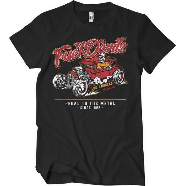 Fuel Devils - Maglietta Pedal To The Metal - Piccolo - Nero-image