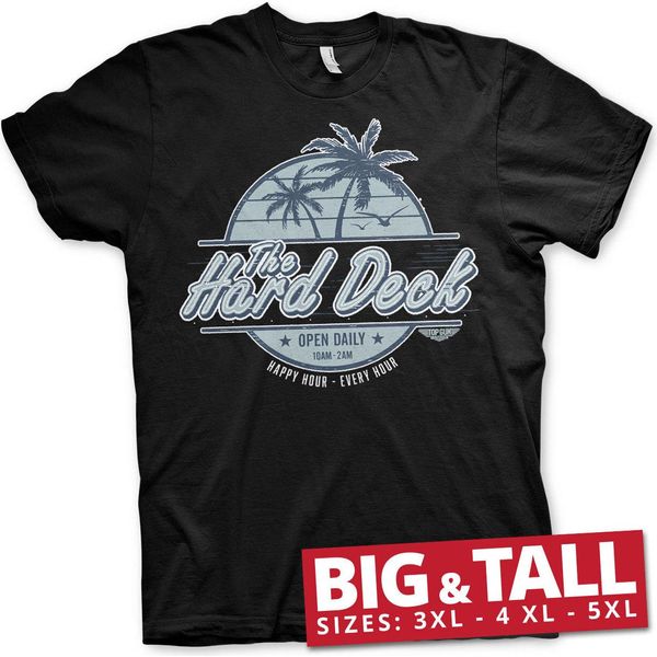 Maglietta The Hard Deck Big & Tall - 4XL - Nero-image