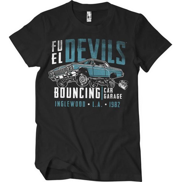 Maglietta Fuel Devils Bouncing Garage - Small - Nero-image