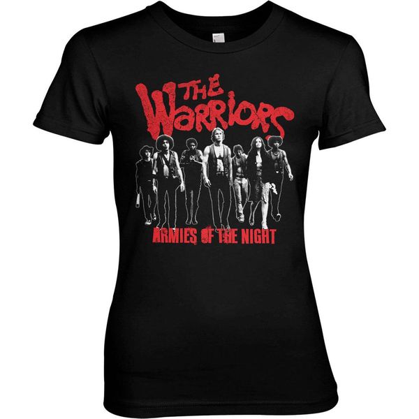 The Warriors - Maglietta Femminile "Armies Of The Night"" - Piccolo - Nero"-image