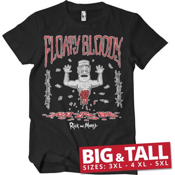 Maglietta Floaty Bloody Man Big & Tall - 5XL - Nero-image